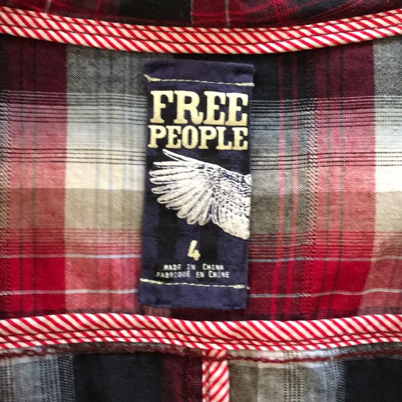 Free People Flannel Jacket/Cardigan - Picture 3 of 8